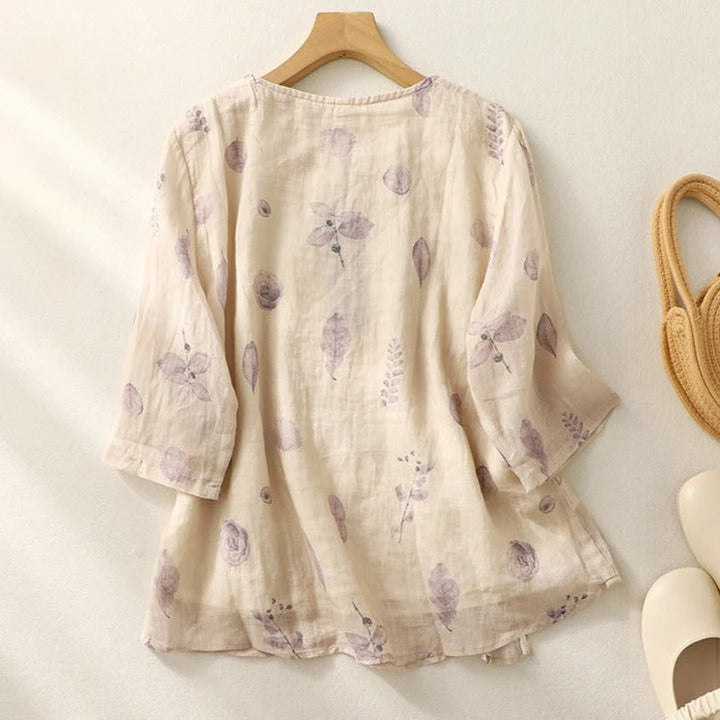 Noy™ | Embroidered Relaxed Blouse