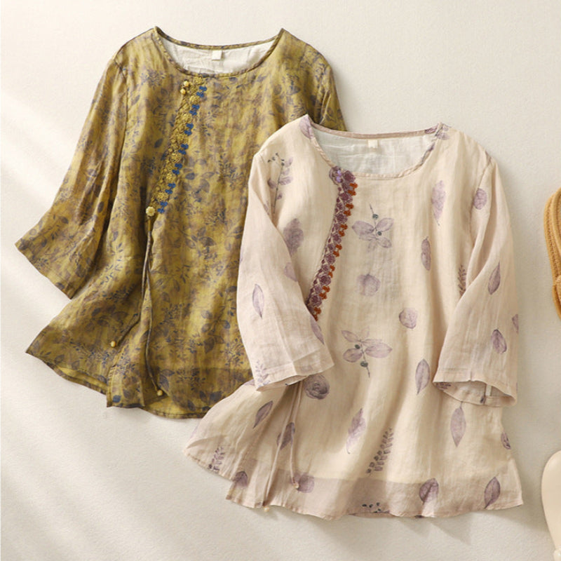 Noy™ | Embroidered Relaxed Blouse